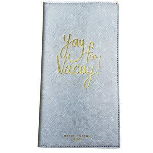 Katie Loxton London ' Yay for Vacay' silver passport holder
